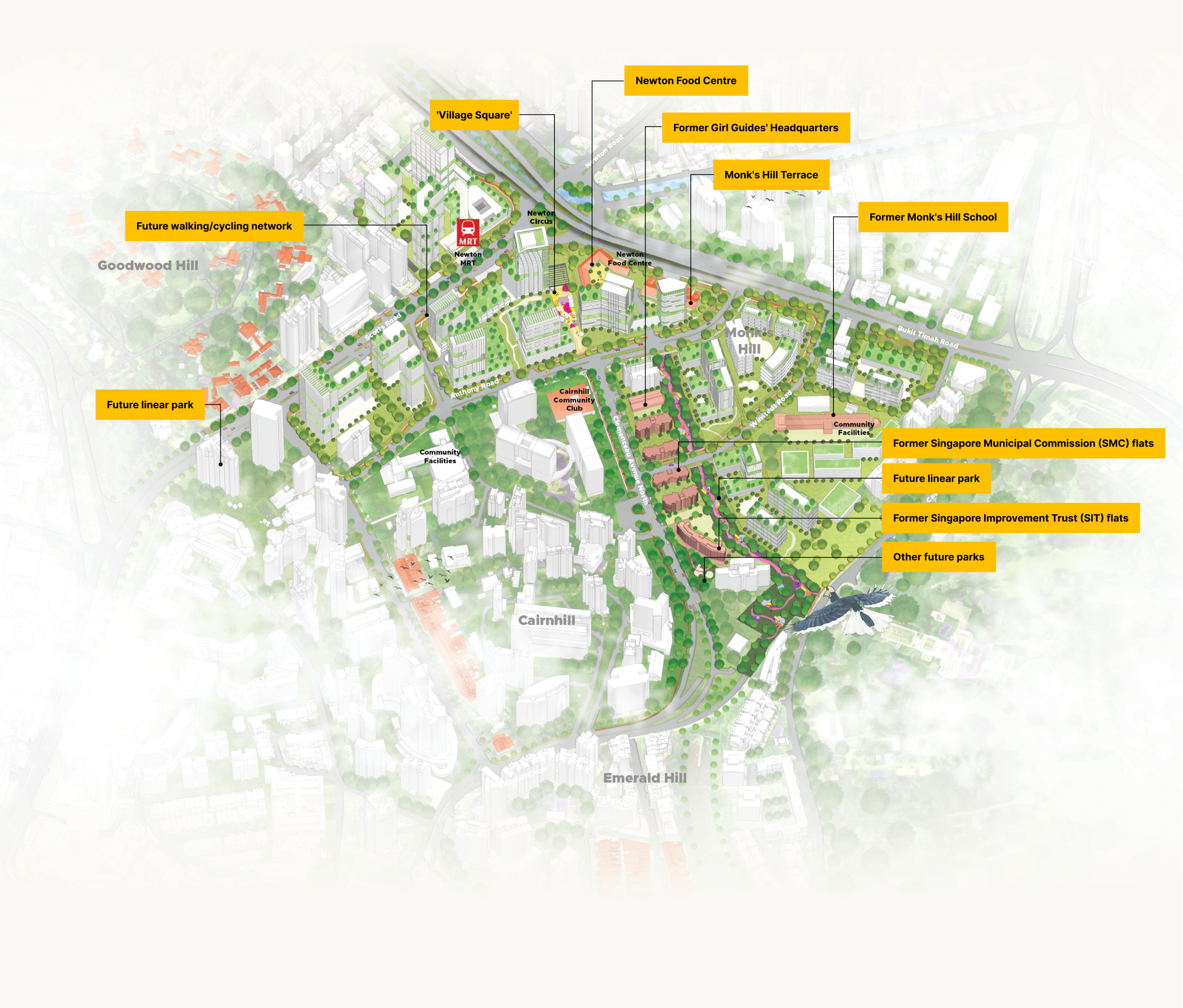 Map of Newton